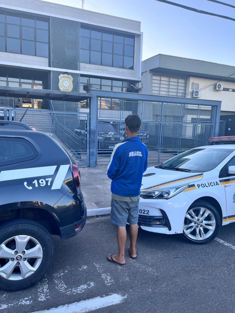 Suspeito de diversos furtos é preso pela Polícia Civil e Brigada Militar