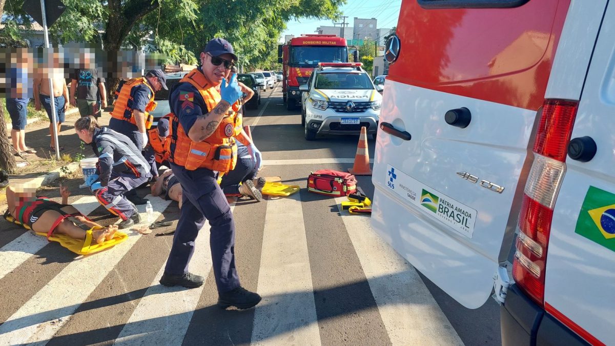 Duas mulheres ficam feridas após acidente em Venâncio Aires