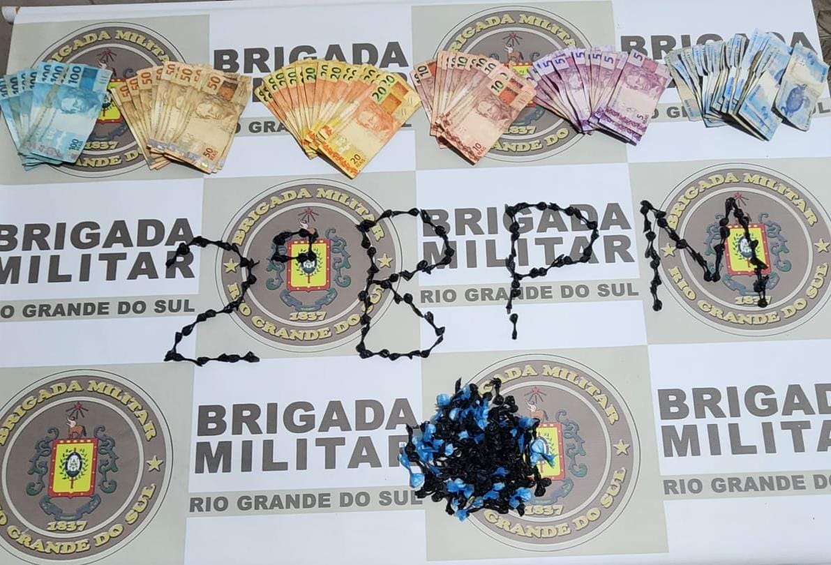 Brigada Militar prende mulher por tráfico de drogas em Pantano Grande